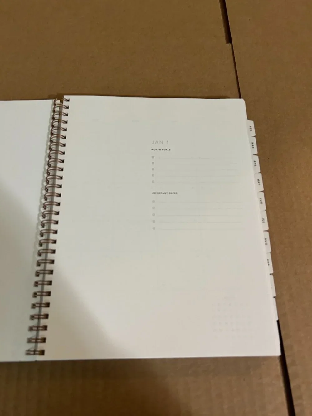 NWOT Appointd x The Anna Edit Lavender Yearly Planner